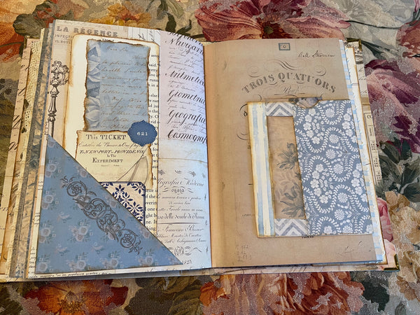 Handmade Junk Journal "La Vie est Belle"