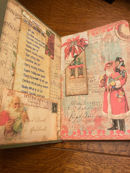 Handmade Christmas Junk Journal