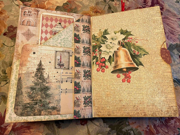 Christmas Junk Journal "I Love Christmas" | Handmade Junk Journal