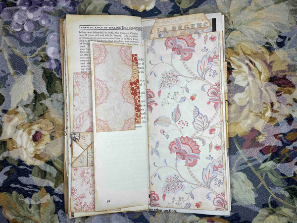 Handmade Tall and Skinny Junk Journal "Notes From Venice" | Junk Journal | Blank Planner